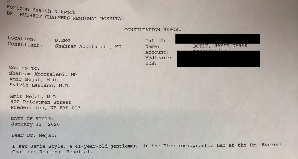 Electromyography EMG Test Nerve Conduction Study Results #2 Jamie Boyle Guillain Barre Syndrome