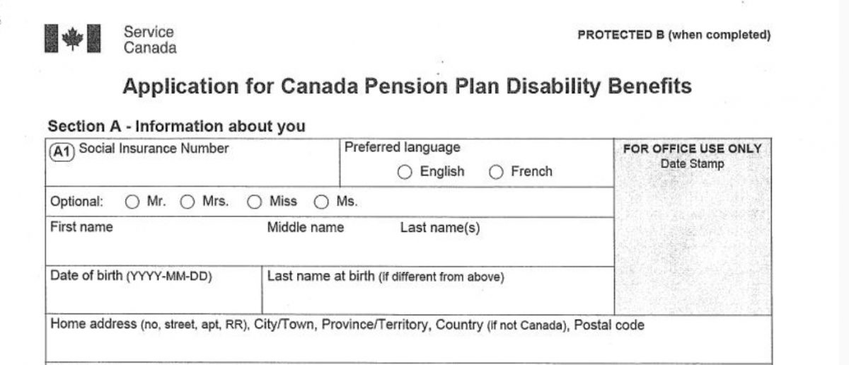 Canada Pension Plan Disability Benefits - CPP Disability - Jamie Boyle Guillain Barre Syndrome GBS